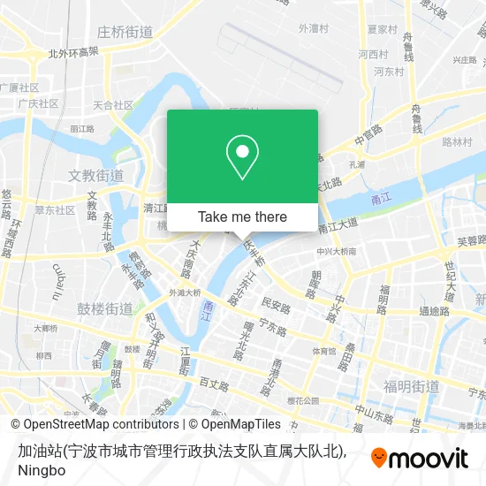 加油站(宁波市城市管理行政执法支队直属大队北) map