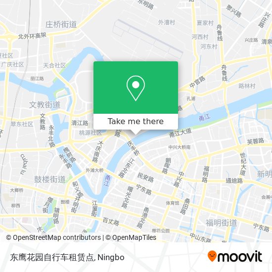 东鹰花园自行车租赁点 map