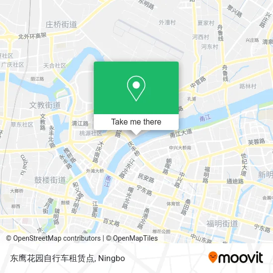 东鹰花园自行车租赁点 map