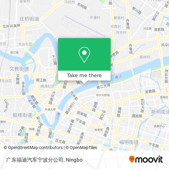 广东福迪汽车宁波分公司 map