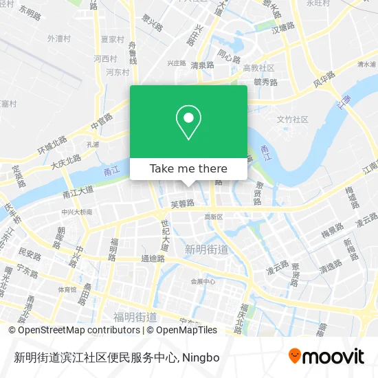 新明街道滨江社区便民服务中心 map