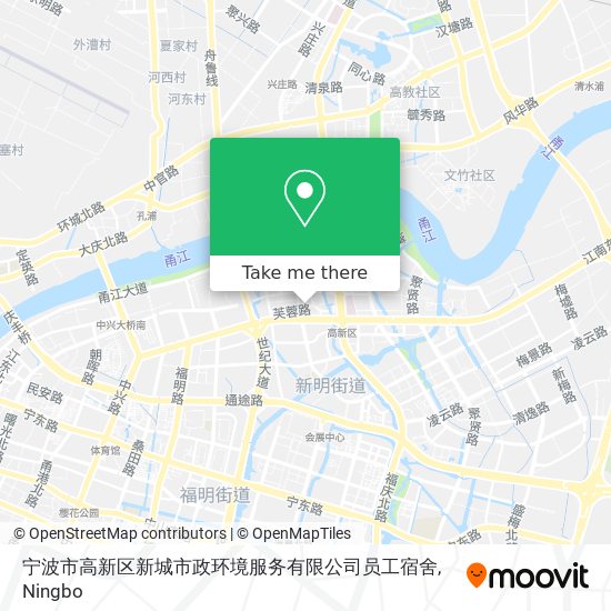 宁波市高新区新城市政环境服务有限公司员工宿舍 map