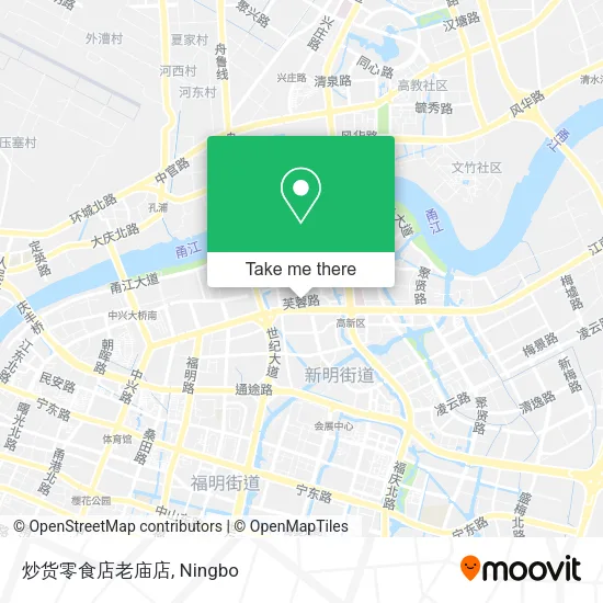 炒货零食店老庙店 map