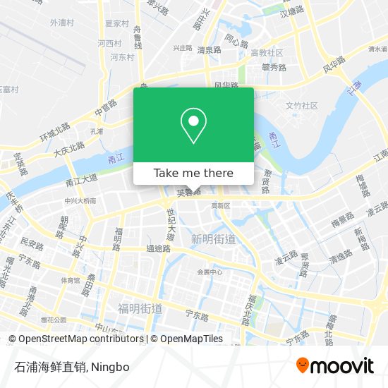 石浦海鲜直销 map