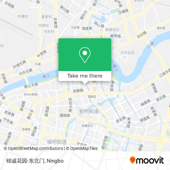 锦诚花园-东北门 map