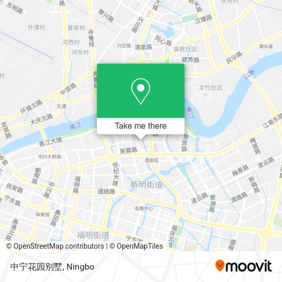 中宁花园别墅 map