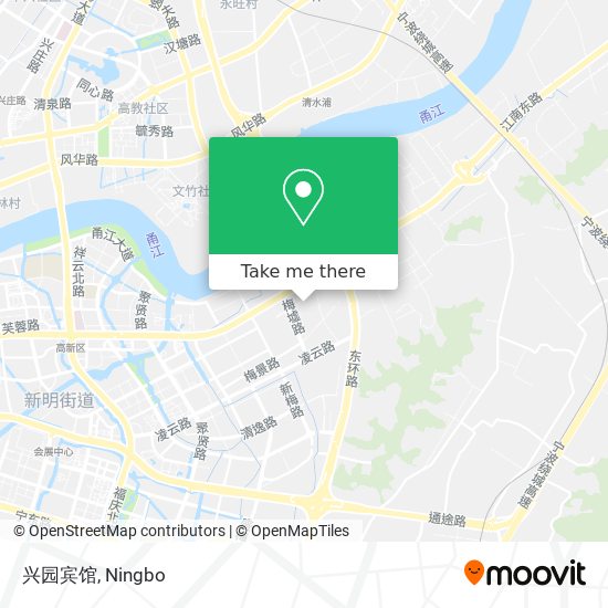 兴园宾馆 map