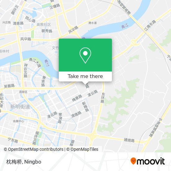 枕梅桥 map