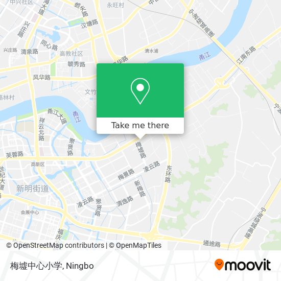 梅墟中心小学 map