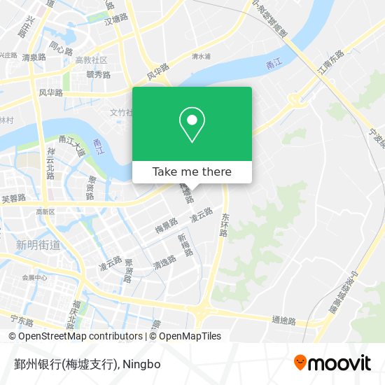 鄞州银行(梅墟支行) map