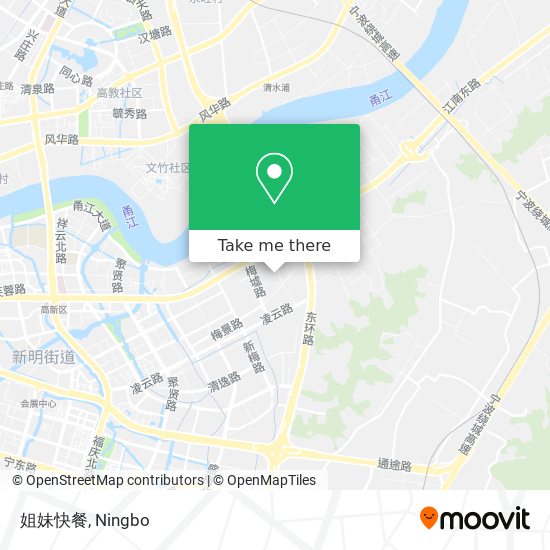 姐妹快餐 map
