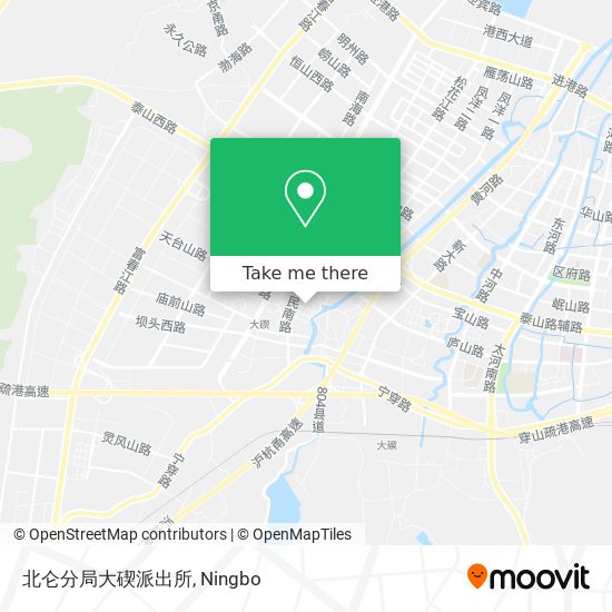 北仑分局大碶派出所 map