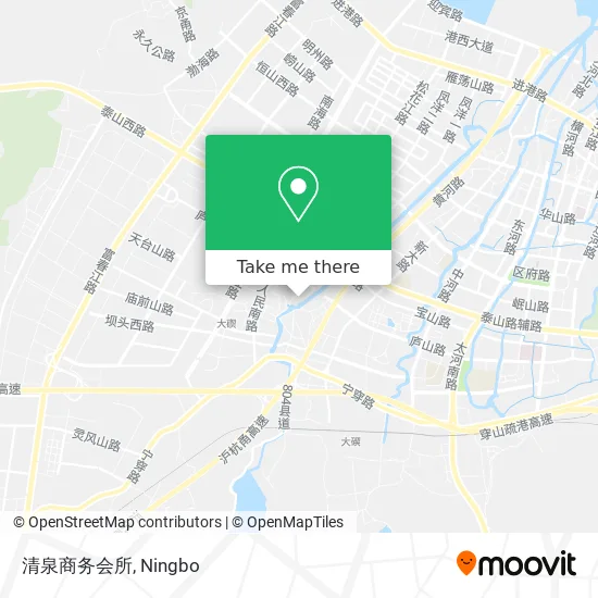 清泉商务会所 map