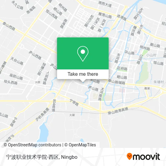 宁波职业技术学院-西区 map