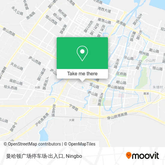 曼哈顿广场停车场-出入口 map