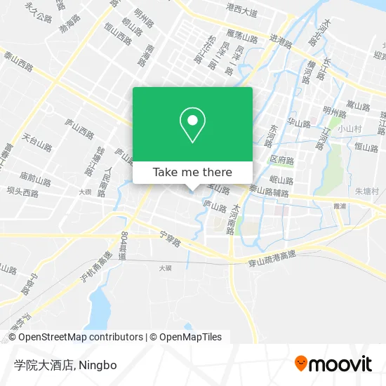 学院大酒店 map