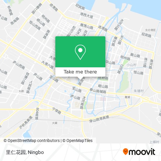 里仁花园 map