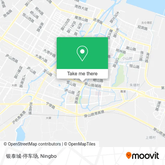银泰城-停车场 map