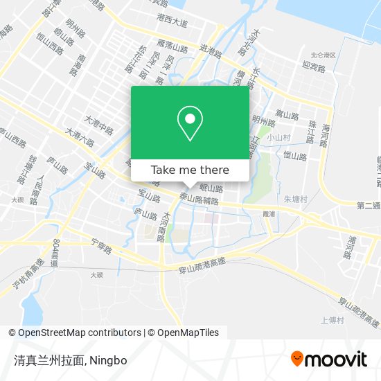 清真兰州拉面 map