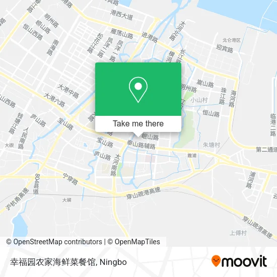 幸福园农家海鲜菜餐馆 map
