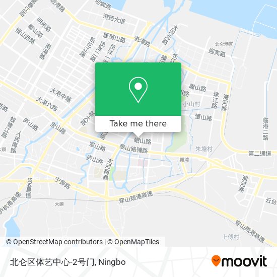 北仑区体艺中心-2号门 map