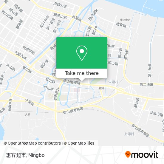 惠客超市 map