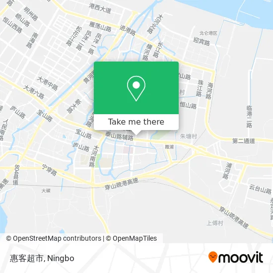 惠客超市 map