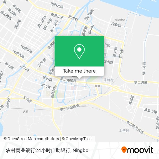 农村商业银行24小时自助银行 map