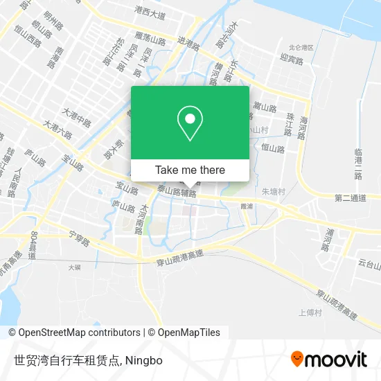 世贸湾自行车租赁点 map