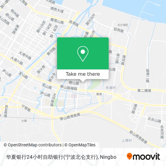 华夏银行24小时自助银行(宁波北仑支行) map