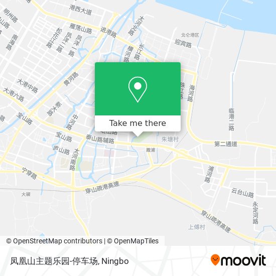 凤凰山主题乐园-停车场 map