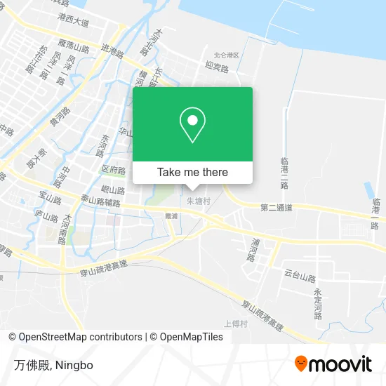 万佛殿 map