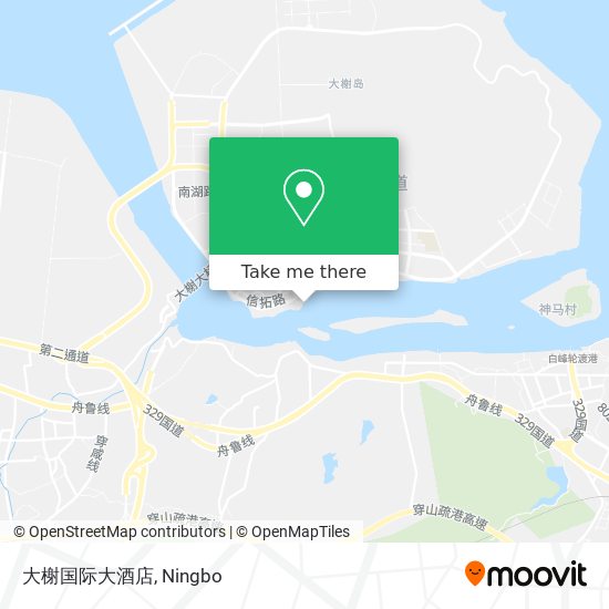 大榭国际大酒店 map