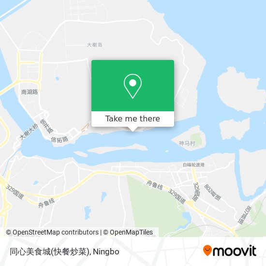 同心美食城(快餐炒菜) map