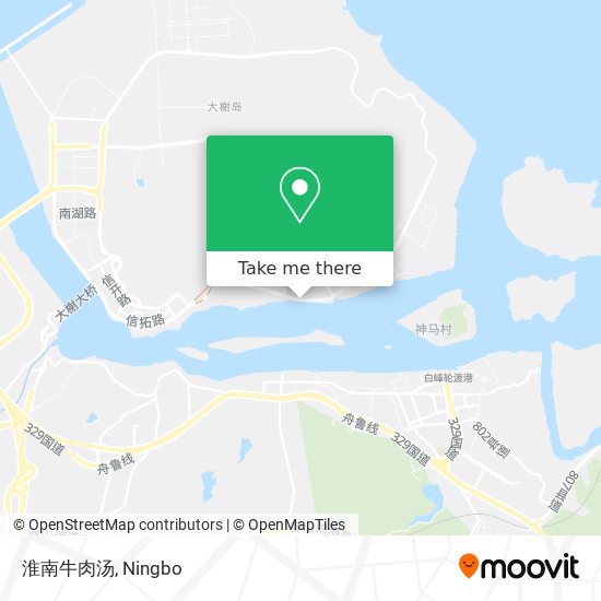 淮南牛肉汤 map