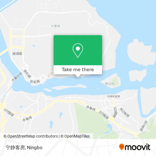 宁静客房 map