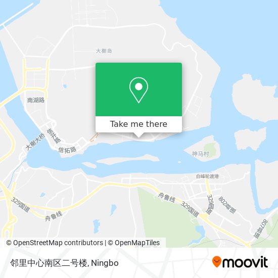 邻里中心南区二号楼 map