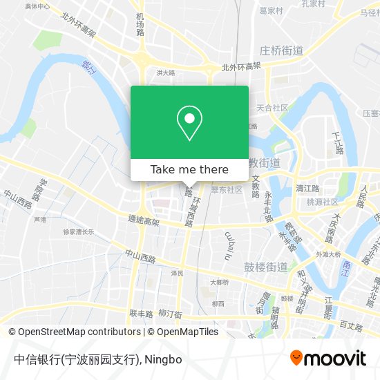 中信银行(宁波丽园支行) map