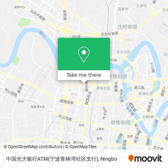 中国光大银行ATM(宁波青林湾社区支行) map