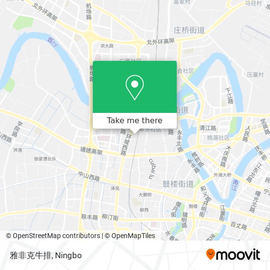 雅非克牛排 map