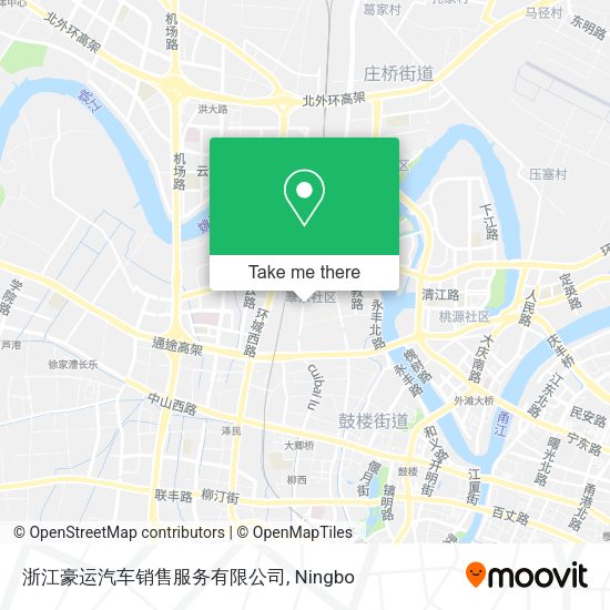 浙江豪运汽车销售服务有限公司 map