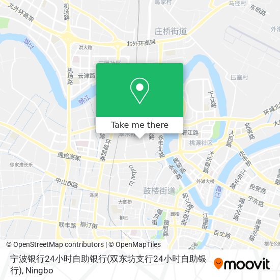 宁波银行24小时自助银行(双东坊支行24小时自助银行) map