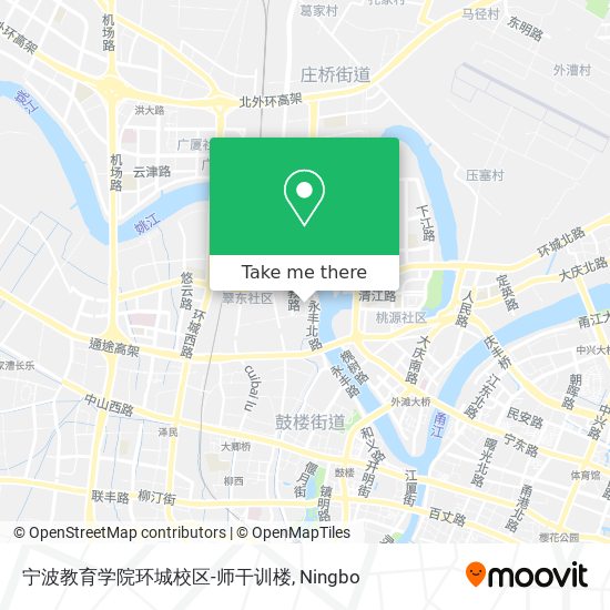 宁波教育学院环城校区-师干训楼 map