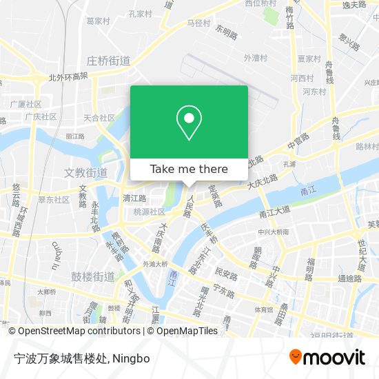 宁波万象城售楼处 map