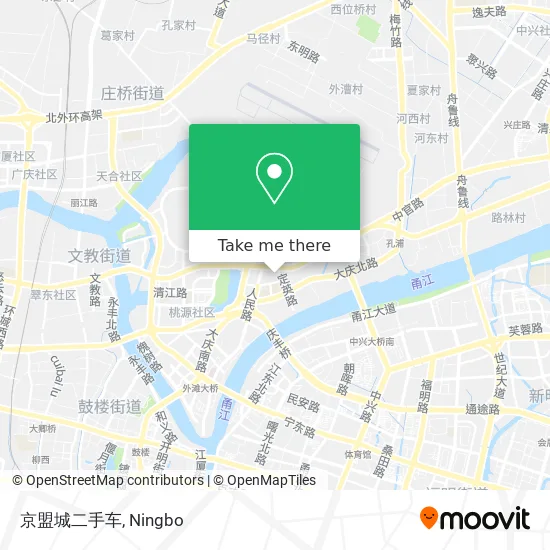 京盟城二手车 map