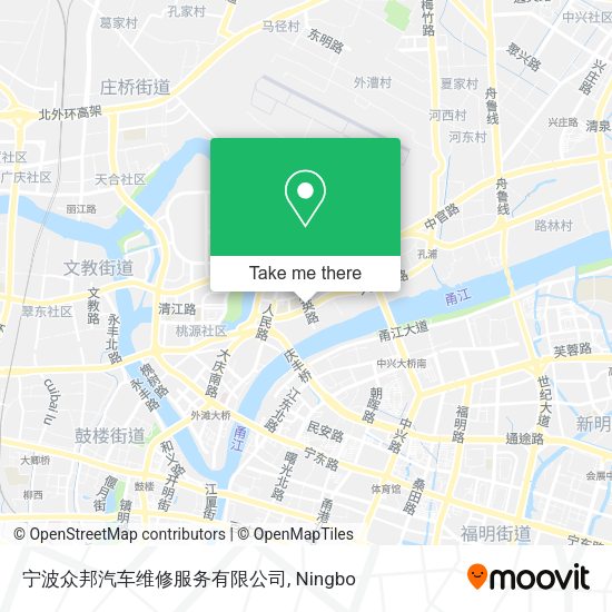 宁波众邦汽车维修服务有限公司 map