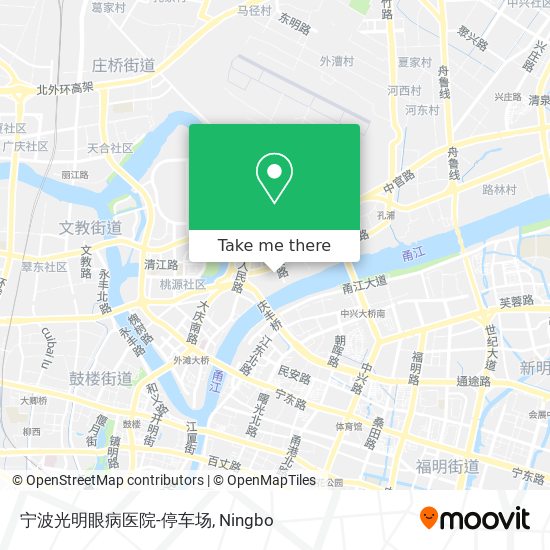 宁波光明眼病医院-停车场 map