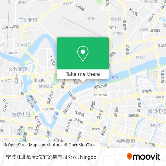 宁波江北欣元汽车贸易有限公司 map
