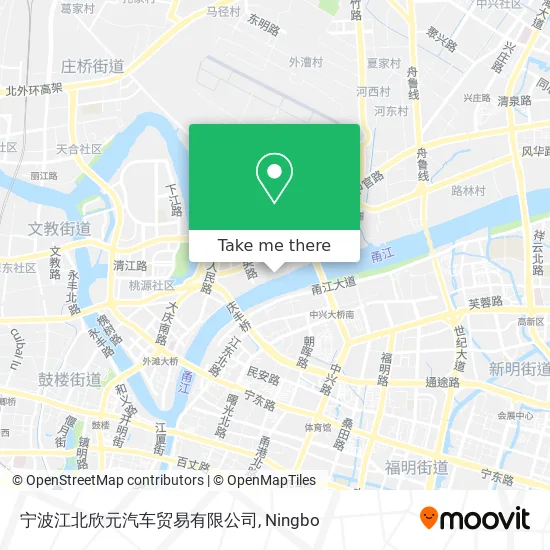 宁波江北欣元汽车贸易有限公司 map