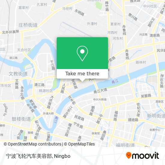 宁波飞轮汽车美容部 map